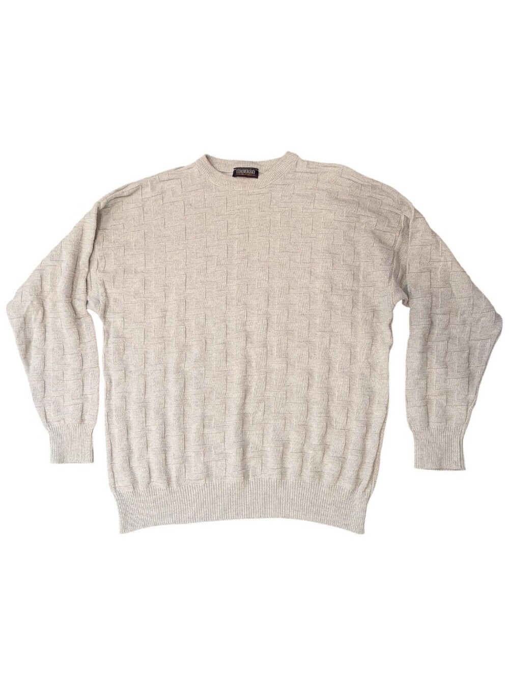 Vintage Timber Bay Made in Canada Men's XL Textured Cotton Sweater